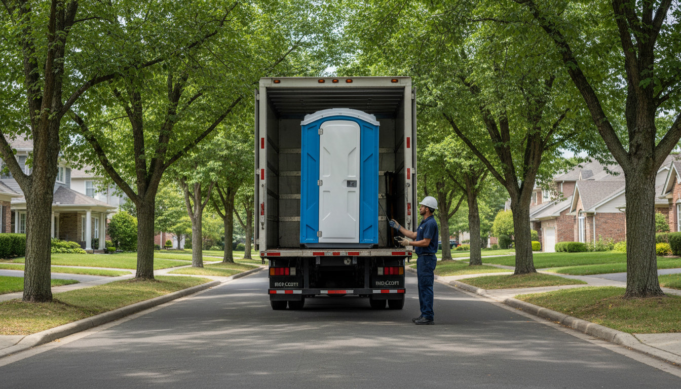 Same-Day Porta Potty Delivery in Saint Louis MO